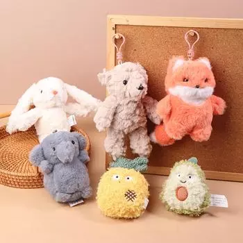 1 шт. рюкзак брелок украшение милый мультфильм животное фрукты кукла игрушка брелок кулон Diy аксессуары подарок для девочки