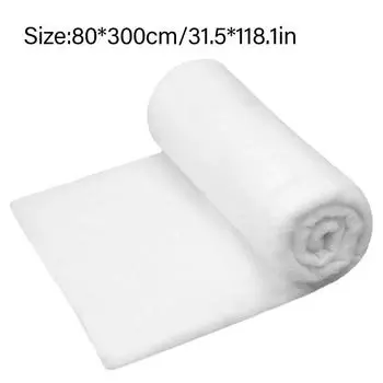 1 шт. Рулон искусственного снега Зимнее украшение Рулон искусственного снега Деревенские поделки Доступно несколько вариантов 80CM*300CM