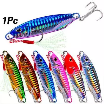 1 шт., рыболовная приманка, плавающая жесткая приманка, воблер, джиг-приманка, карп, полосатый окунь, рыболовные снасти, приманка для плавания, 10 г зелёный