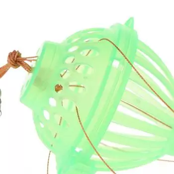 1 шт. рыболовные крючки взрывные приманки клетка морской ящик крючок с шестью прочными углеродистой сталью пластик карп сферические снасти инструменты