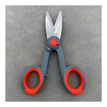 1 шт. рыболовные ножницы из нержавеющей стали с зазубринами, ножницы для лошадей, карбоновая леска, рыболовные принадлежности, рыболовные инструменты