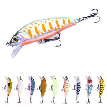 1 шт., рыболовные приманки с 3D глазами, искусственная жесткая приманка, 5 см, 3,1 г, тонущий воблер Pesca, воблеры, снасти для карпа и окуня