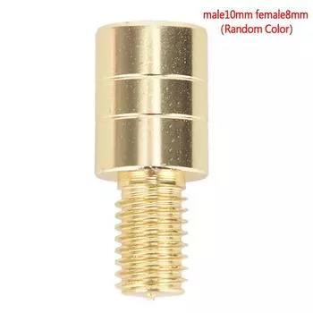 1 шт. Рыболовный подсачек Ручка Соединитель Резьбовой адаптер Снасти Аксессуары Male 10mm,Memale 8mm