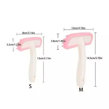 1 шт. съемная расческа для удаления волос с помощью массажа кролика для кроликов, шиншилл, кошек и сурков, принадлежности для ухода за шерстью щетка для домашних животных