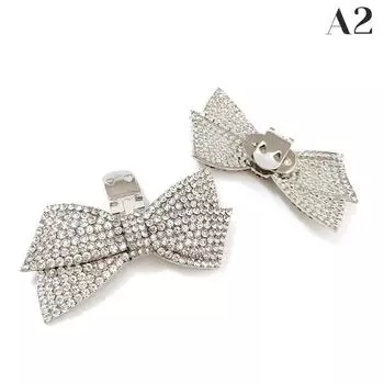 1 шт. съемные банты для обуви клипсы свадебные пряжки для свадебной обуви украшения для высоких каблуков аксессуары as the picture