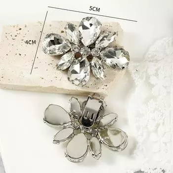 1 шт. съемные зажимы для обуви свадебные украшения для обуви невесты женские подвески на высоком каблуке пряжка ювелирные изделия декор для обуви as the picture