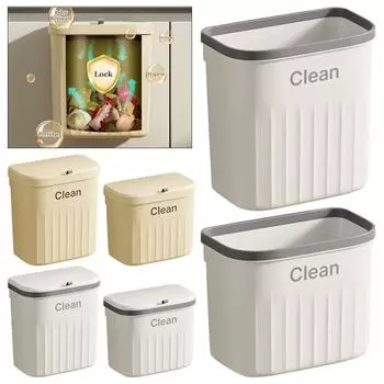 1 шт. с крышкой, мусорное ведро для мусора, кухонное мусорное ведро для компоста, прочный мусорный бак