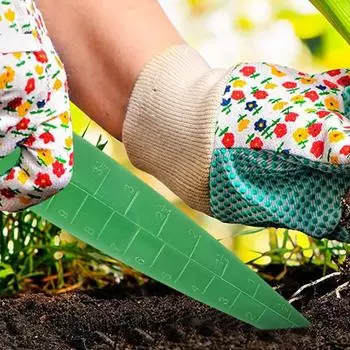 1 шт. садовая сеялка пластиковый бытовой садовый набор инструментов машина для посева и пересадки почвы перфоратор для обрезки рассады подъем TMZ зелёный