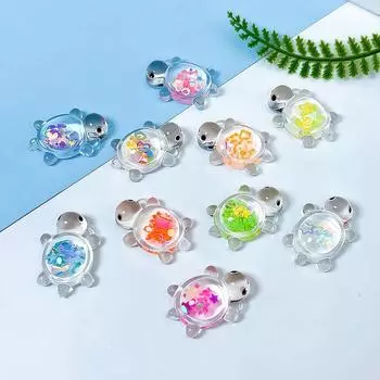 1 шт. садовые аквариумные миниатюры украшения мини светящиеся блестящие черепахи украшения для дома ландшафтные поделки светящиеся черепахи Onesize