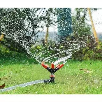 1 шт., садовые разбрызгиватели для газонов, вращающиеся на 360 градусов, автоматические разбрызгиватели оранжевый