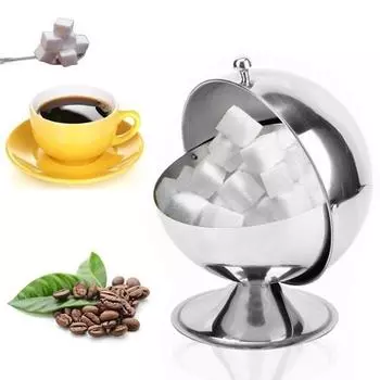 1 шт. сахарница сферическая банка для конфет кухонный органайзер для хранения