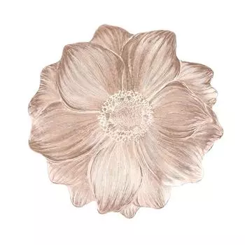 1 шт., салфетки под стол в форме лотоса, маслостойкие, водонепроницаемые, моющиеся, ПВХ, термостойкие, коврики для посуды для домашней вечеринки, свадьбы золотой