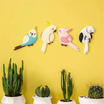 1 шт. самоклеящиеся настенные крючки для подвешивания многофункциональных крючков в форме животных, гибкие крючки для ванной комнаты с мультяшными животными и бесплатными ногтями 1pc style A