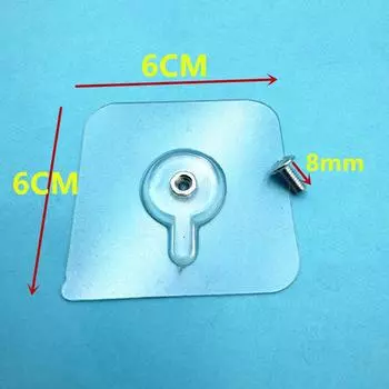 1 шт. Самоклеящийся крючок Прочные клейкие гвозди Крючки Плакат Бесшовный настенный стикер Крючок Прозрачный Кухня Ванная Винтовой держатель
