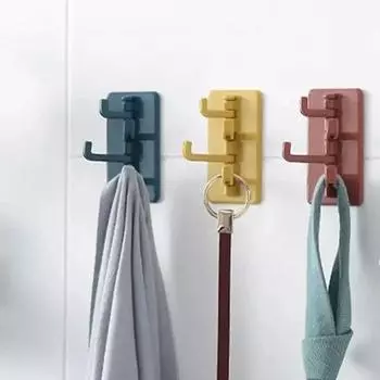 1 шт. самоклеящийся настенный крючок, крепкий, без сверления, для сумки, ванной, двери, для кухонных полотенец, крючки, аксессуары для хранения вещей