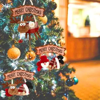 1 шт. Санта-Клаус, снеговик, лось, креативный подарок, кулон, новая маленькая кукла, товары для вечеринок ручной работы, высокое качество, Рождество, сделай сам