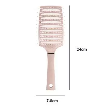 1 шт., щетка для волос, массажная расческа для головы, расческа, бытовая парикмахерская расческа розовый