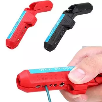 1 шт., щипцы для зачистки проводов, щипцы для кабеля, обжимной инструмент, кусачки для зачистки кабеля, многофункциональные инструменты, линия разреза, многофункциональные ручные инструменты 1pc чёрный