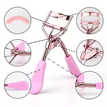 1 шт., щипцы для завивки ресниц, инструменты для макияжа, долговечные ресницы, аппликатор для завивки ресниц, красочные зажимы для накладных ресниц, не повреждающие ресницы