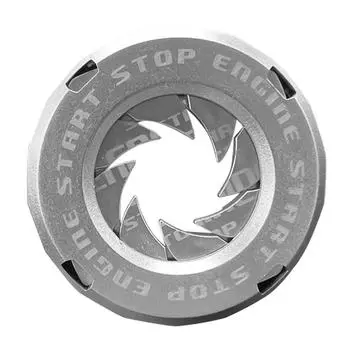 1 шт. Сделай сам Замок Крышка ключа мотоцикла Наклейка для интерьера автомобиля Декоративная крышка кнопки запуска 1 ключом white