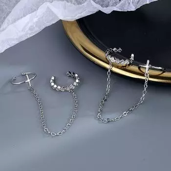 1 шт., серьги-гвоздики из стерлингового серебра 925 пробы с кисточками и крестом для женщин и девочек, свадебные женские Pendientes Eh976