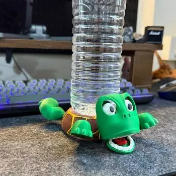 1 шт. Серая черепаха подставка под чашку забавная подставка для чая кофе кружка держатель для напитков посуда декоративный 3D печатный орнамент домашний декор