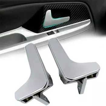 1 шт., серебристая ручка внутренней двери автомобиля, левая или правая, аксессуары для внутренней двери автомобиля, подходит для Seat Cordoba 6K2 Vario 6K5 Ibiza III 6K1