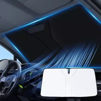 1 шт. серебряная клейкая ткань аксессуары для укладки переднего окна автомобиля солнцезащитный козырек лобовое стекло солнцезащитный козырек S