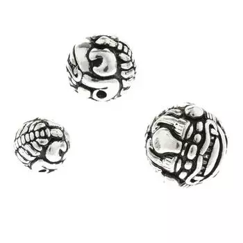 1 шт., серебряная свободная разделительная бусина «Сделай сам», «Храбрые войска», для изготовления ювелирных изделий, 8 мм 8 mm серебряный