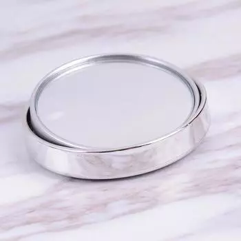 1 шт. серебряное автомобильное зеркало для слепых зон, регулируемое зеркало заднего вида с углом обзора 360°