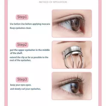 1 шт., серебряные переносные долговечные профессиональные натуральные щипцы для завивки ресниц, складные накладные косметические инструменты, 1 шт.