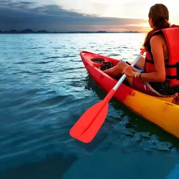 1 шт. Серфинговая лодка резиновая надувная лодка дрейфовая телескопическая весло, алюминиевое сплавное весло регулируемое, Т-образная ручка каяк весло красный