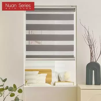 1 шт. серия Nuan модные и простые жаккардовые шторы ручной работы из мягкой пряжи Loubet для спальни, окна, кухни, маленького окна, домашнего декора W80cm x L150cm серый