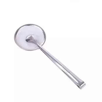 1 шт., сетчатая ложка из нержавеющей стали с зажимом для жарки масла, бланширования, сито для пищевого порошка, кухонный гаджет белый