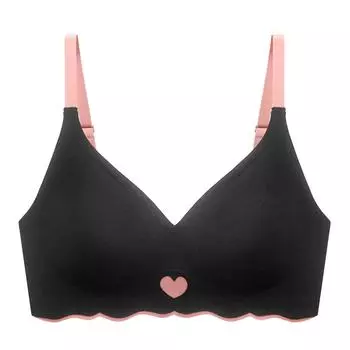 1 шт. Сетчатый бюстгальтер с полной чашкой, мягкий, с подкладкой, ультратонкий, женский, бесшовный, из нейлона, ледяной шелк, 3D S чёрный