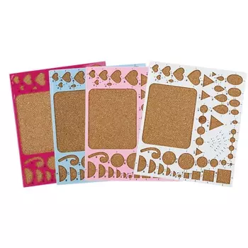 1 шт., шаблон для обработки бумаги, набор инструментов для обработки бумаги, линейка для обработки бумаги, шаблон круглой линейки, швейные аксессуары, инструменты для швов