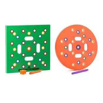 1 шт. Шаблон для посева семян, инструмент для расстановки семян в саду, кодированный интервал для выращивания Circular