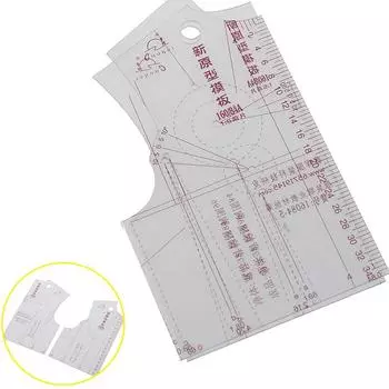 1 шт. шаблон для рисования линейки, ремесла, индивидуальное шитье, модный школьный дизайн «сделай сам»