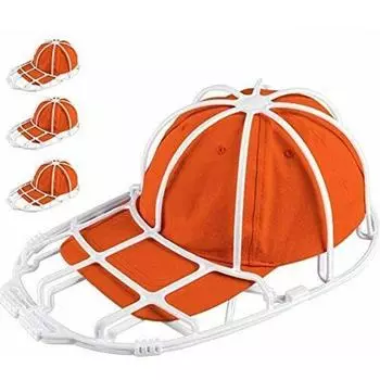 1 шт. шайба для бейсбольной кепки, очиститель для шапки, шайба для шляп, держатель для клетки, рамка белый