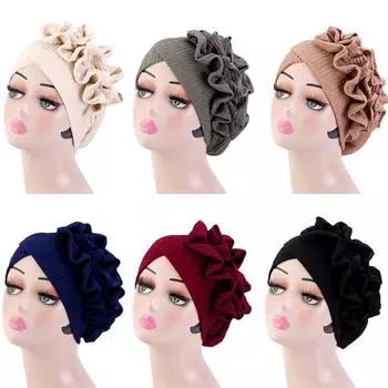 1 шт. шапка для головы складной тюрбан эластичная сила кружево уход за волосами шапка головной убор вино красного
