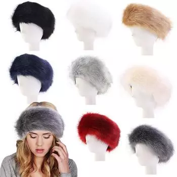 1 шт. шапка лыжная шапка плюшевая защита ушей теплая модная повязка на голову ветрозащитная повязка на голову из искусственного меха