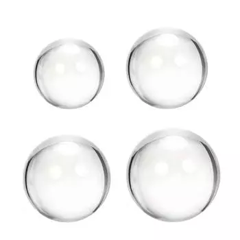 1 шт., шар для предсказания судьбы, реквизит для фотосъемки, светоотражающий стеклянный шар, декор, хрустальный шар, прозрачный 50mm