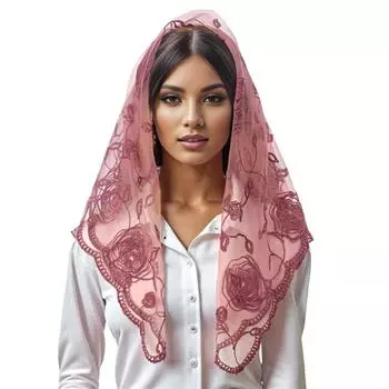1 шт. шарф реквизит для фотосъемки платок универсальный свадебный платок модный кружевной хлопок с узором