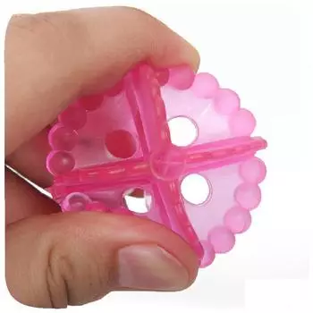 1 шт. шарик для удаления волос, для стирки, ухода за одеждой, для стиральной машины, шарик для сушки, чистящий шарик, цвета отправляются случайным образом