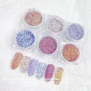 1 шт. шерстяной порошок для дизайна ногтей, пигмент для украшения ногтей