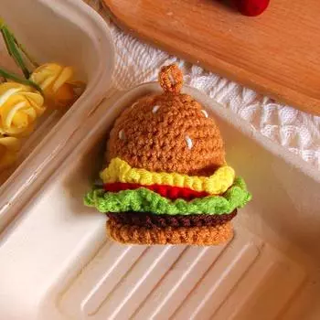 1 шт. шерстяные аксессуары Burger Series аксессуары для одежды кулон ручной работы DIY плетение