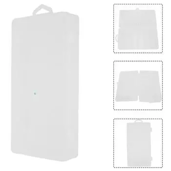 1 шт., шесть сеток, рыболовные снасти, ящик для приманки, прозрачный ПВХ, пластик, приманки, крючки, кейс, органайзер для хранения рыболовных принадлежностей Pesca