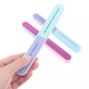 1 шт. шестигранная полировальная полоска-губка пилочка для ногтей многофункциональная пилочка для ногтей профессиональная пилочка для ногтей педикюр onesize