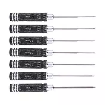 1 шт. шестигранный ключ HSS отвертки инструменты 0,9-3,0 мм для модели отвертки RC белая стальная шестигранная отвертка