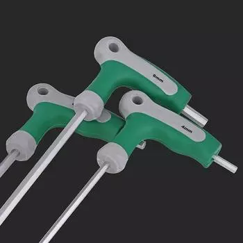 1 шт. шестигранный ключ с Т-образной ручкой, внутренний шестигранный ключ 2,0 мм 2,5 мм 3 мм 4 мм 5 мм 6 мм 8 мм 10 мм CR-V ванадиевая сталь ручной инструмент гаечный ключ 2mm